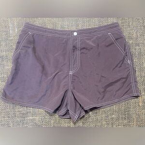 Beach House Kelly Board Shorts, Sz 8, Plum, Lining, Pockets, Elastic Waist
